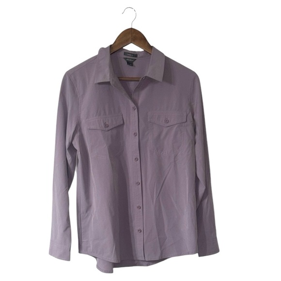 Eddie Bauer Tops - Eddie Bauer LS Departure Shirt Long Sleeve Button Down Lavender Purple Medium